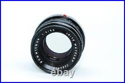 PRICE DOWN-Leica Leitz Summicron-M 50mm F/2.0 GERMANY with filter, Hood for M6 MP