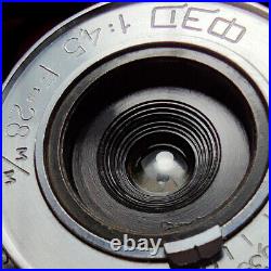 Pre-war FED 4.5/28 14.5 F=28mm Lens USSR Leica LTM M39 Soviet Leitz Hektor