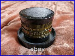 RARE Safari Leica (Leitz) Summicron-R 50mm f/2 II Lens for Leica R 35mm Film