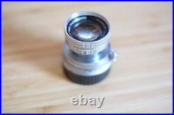 RARE VINTAGE Leitz Leica 50mm Summicron f2 collapsible LENS WITH CAP