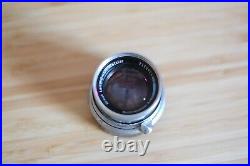 RARE VINTAGE Leitz Leica 50mm Summicron f2 collapsible LENS WITH CAP