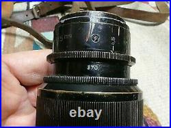 Rare EARLY Ernst Leitz Wetzlar Elmar Non-Standard 4.5/135mm #370 withCase 1920-30
