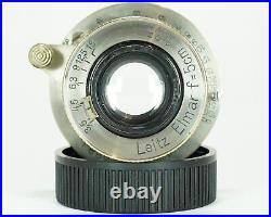 Rare! Nickel 1935 Near Mint + Leica Leitz Elmar 50mm f3.5 LTM L39 Lens JAPAN