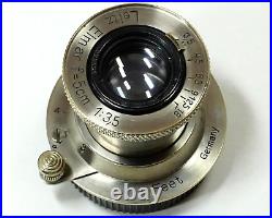 Rare! Nickel 1935 Near Mint + Leica Leitz Elmar 50mm f3.5 LTM L39 Lens JAPAN