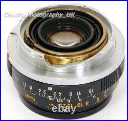 Summicron 12/35mm 11309 6-Element Wide-Angle Lens made by LEITZ Wetzlar in 1970