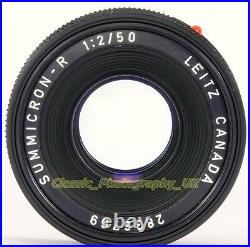 Summicron-R 12/50mm E55 Sharp PRIME Lens by LEITZ 1977 GREAT on Film & DIGITAL