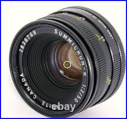 Summicron-R 12/50mm E55 Sharp PRIME Lens by LEITZ 1977 GREAT on Film & DIGITAL