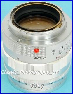 Summilux 11.4/50mm LEITZ SOOME 11 114 FAST! LEICA-M Lens Made in 1960 = MINT