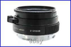 TOP MINT? Minolta M Rokkor 40mm f/2 For Leica M Leitz CL CLE From JAPAN