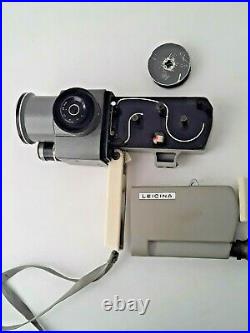 Tested Germany Leica Leitz Leicina 8mm Movie Camera +variogon 8-48mm F1.8 Lens