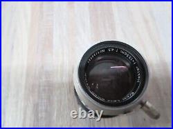 Vintage Ernst Leitz GmbH Wetzlar Camera Lens Hektor f=13.5cm 14.5 With LEICA COVE