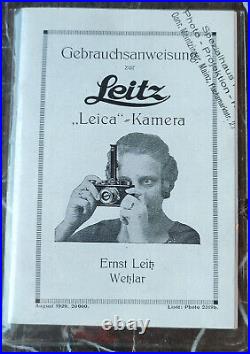 Vintage Leica Camera Leitz Zorki Copy Leica Leather Case