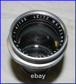 Vintage Leitz Wetzlar Elmar 14 135mm Camera Lens