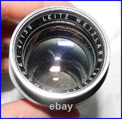 Vintage Leitz Wetzlar Elmar 14 135mm Camera Lens