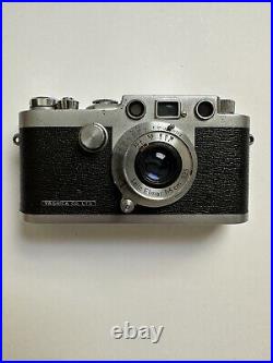 Yashica YE Rangefinder 35mm Film Camera With Leitz Elmar 5cm F3.5 Lens