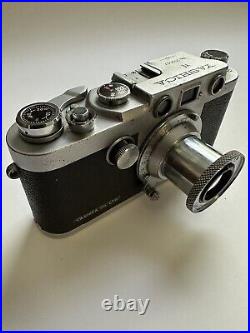 Yashica YE Rangefinder 35mm Film Camera With Leitz Elmar 5cm F3.5 Lens