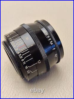 Zenit for Leitz Leica M39 2/50mm Jupiter-8 Black #0161591